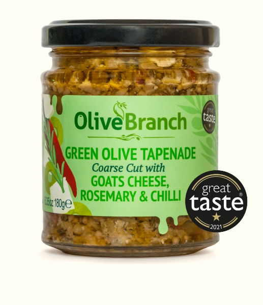 Olive Branch - Goat Cheese, Rosemary & Chilli Tap (6 x 180g)