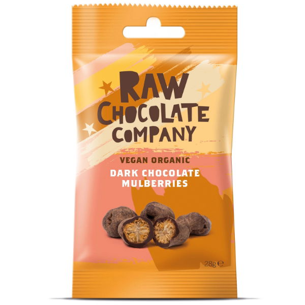 Raw Choc Co - Choc Mulberries Snack Pack (12 x 28g)