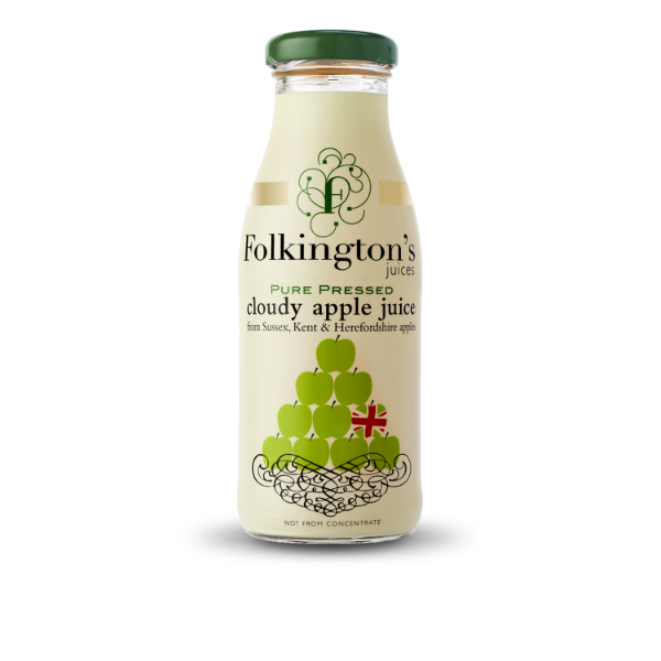 Folkingtons - Cloudy Apple Juice  (12 x 250ml)