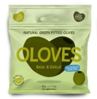 Oloves - Basil & Garlic (10 x30g)